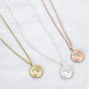 Shooting star Necklace (large) - silver