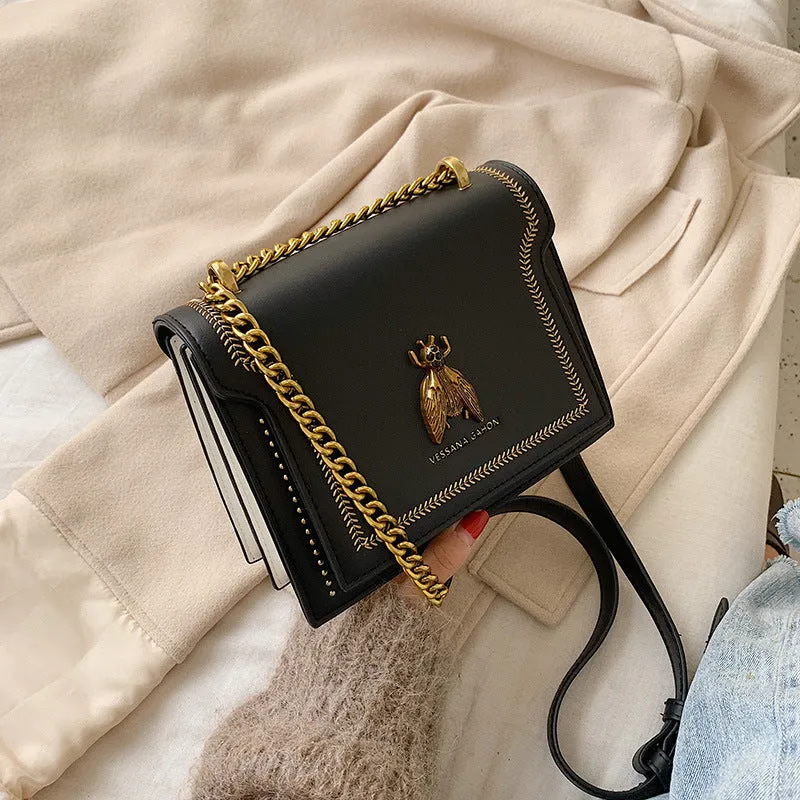 Summer Chain Retro Bee Shoulder Messenger Bag