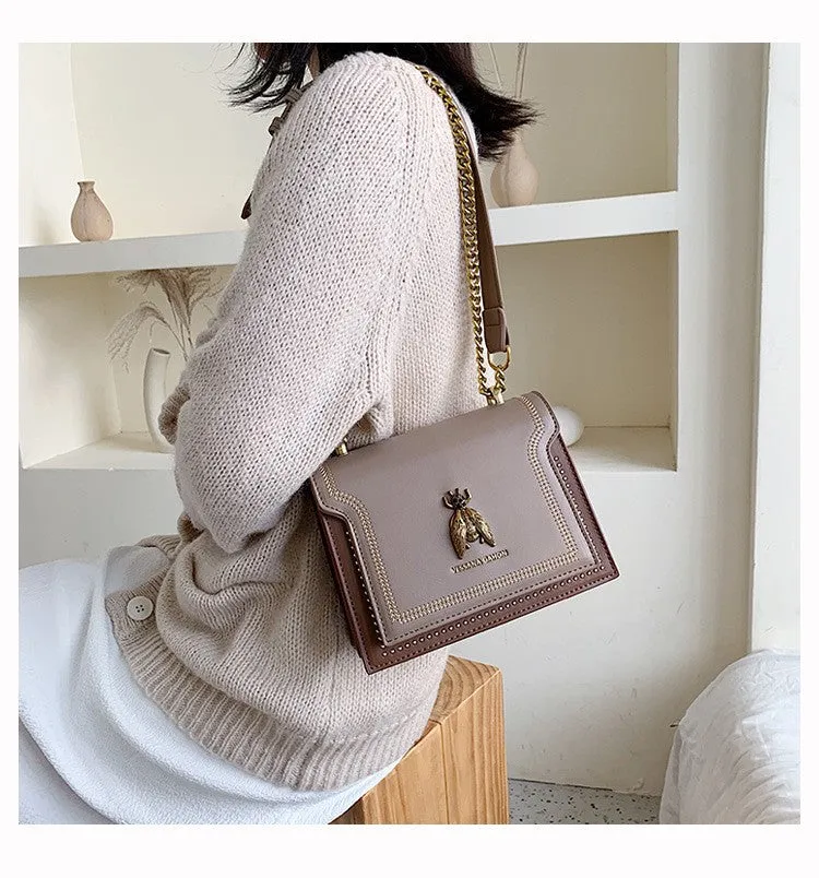 Summer Chain Retro Bee Shoulder Messenger Bag