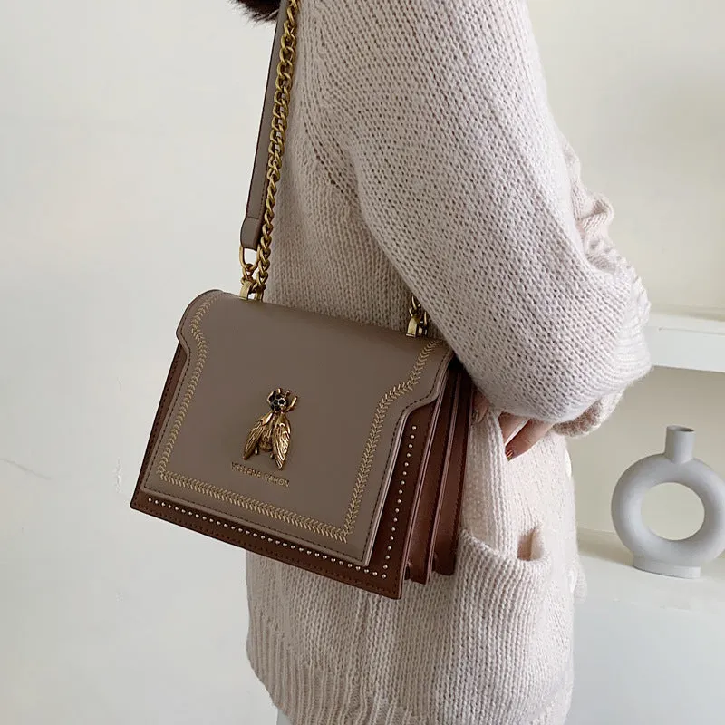 Summer Chain Retro Bee Shoulder Messenger Bag