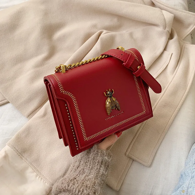 Summer Chain Retro Bee Shoulder Messenger Bag
