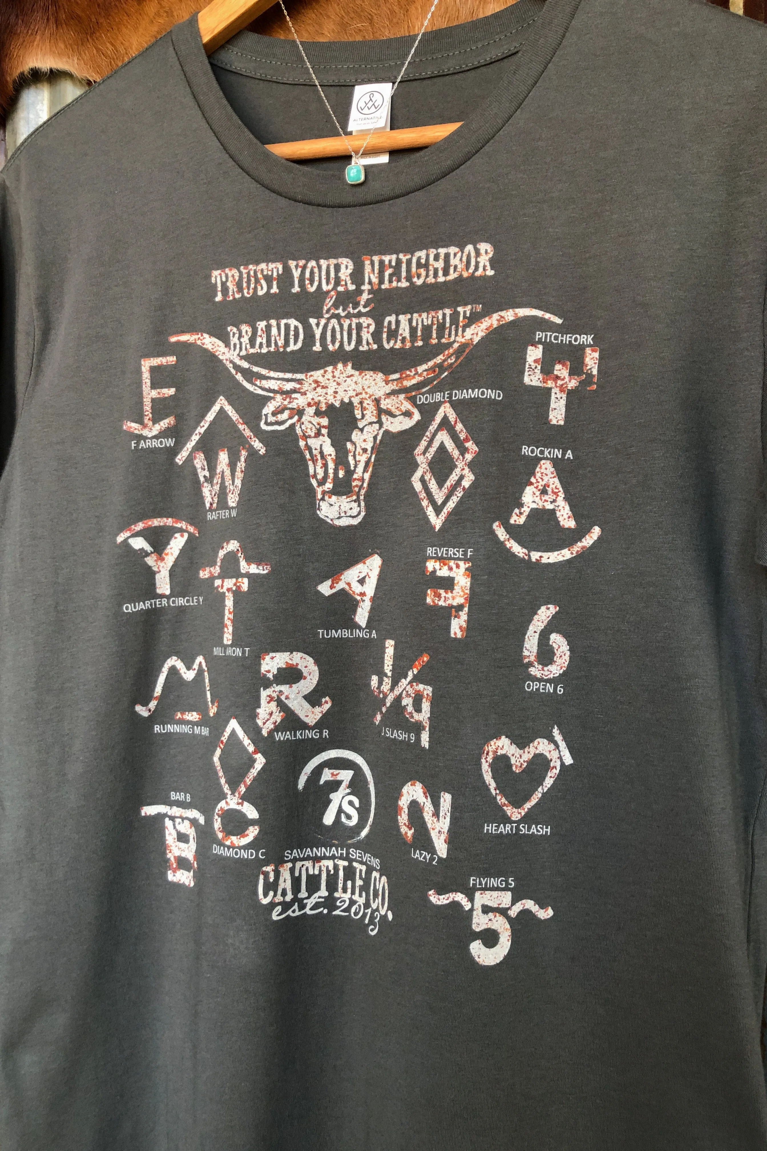 The 7's Cattle Co Asphalt {S-XXL}