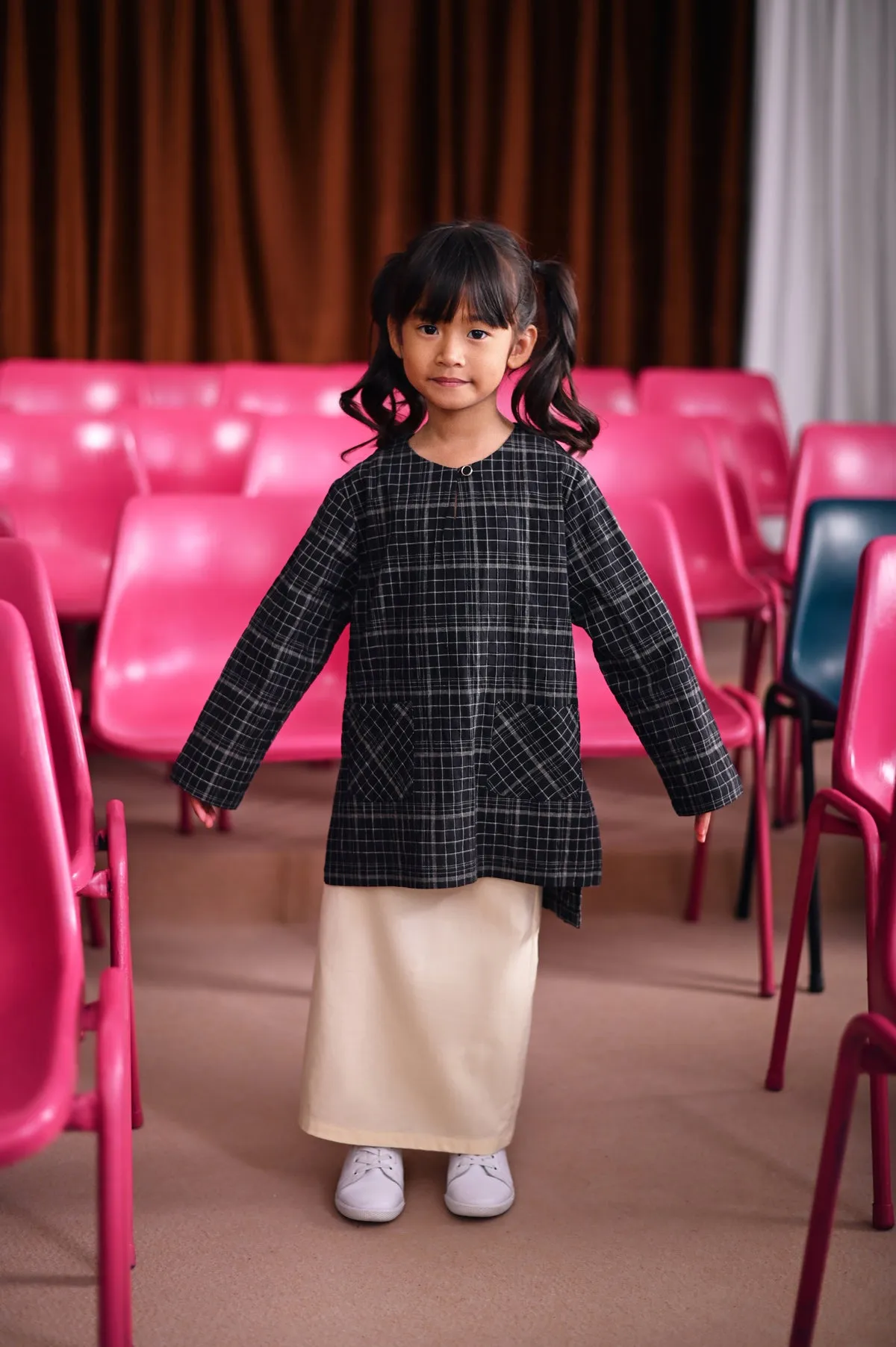 The Dulu Kita Kurti - Kita Black Checked