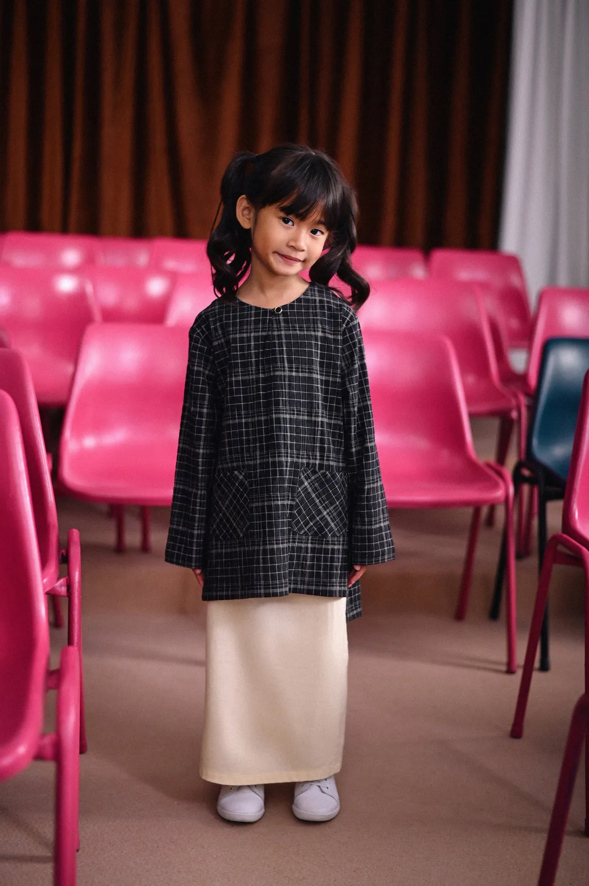 The Dulu Kita Kurti - Kita Black Checked