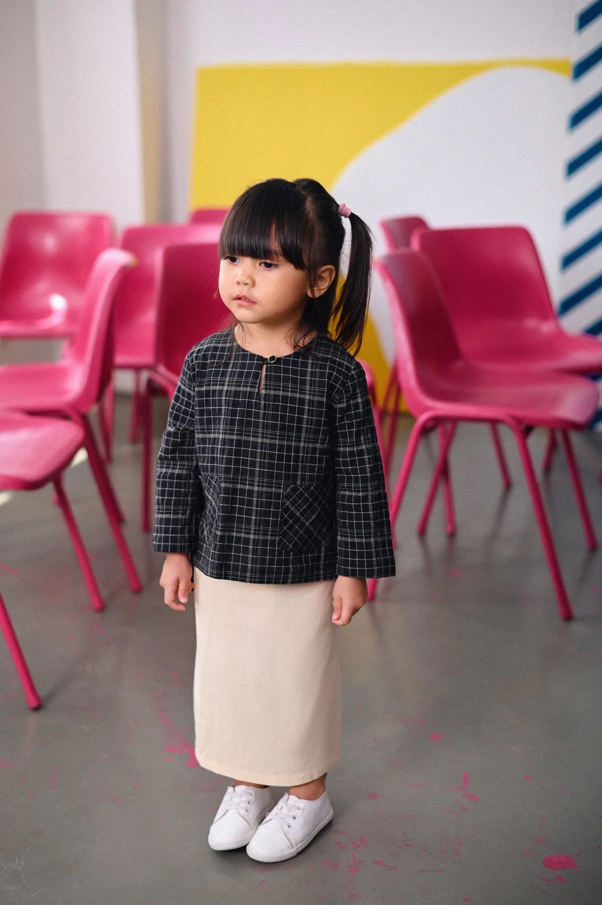 The Dulu Kita Kurti - Kita Black Checked
