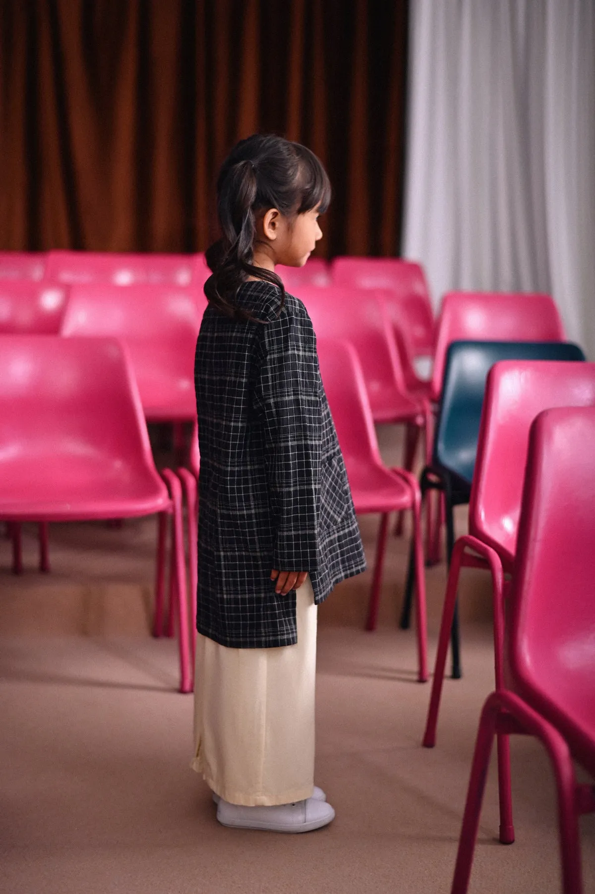 The Dulu Kita Kurti - Kita Black Checked