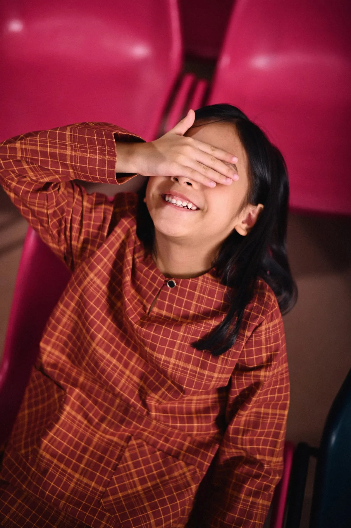 The Dulu Kita Kurti - Kita Brown Checked