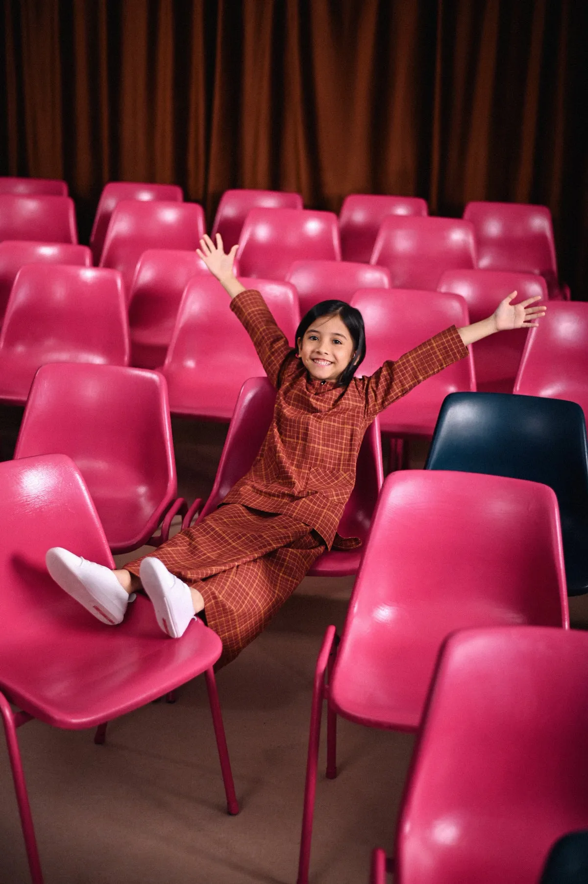 The Dulu Kita Kurti - Kita Brown Checked
