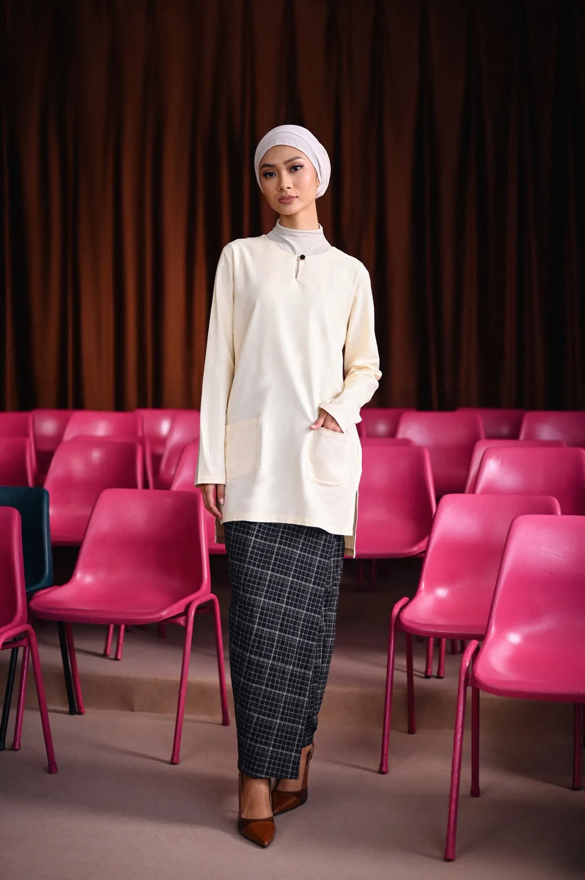 The Dulu Kita Women Kurti - Cream
