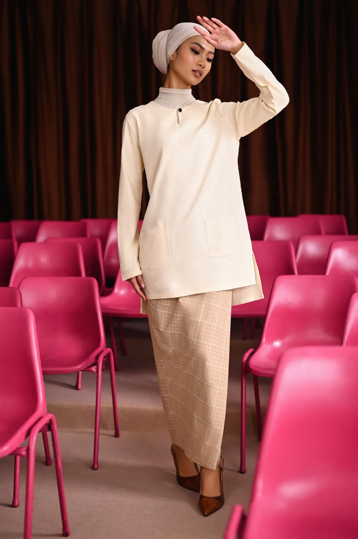The Dulu Kita Women Kurti - Cream