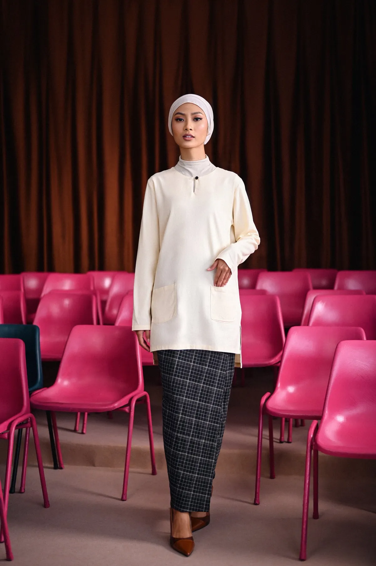The Dulu Kita Women Kurti - Cream