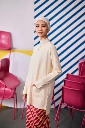 The Dulu Kita Women Kurti - Cream