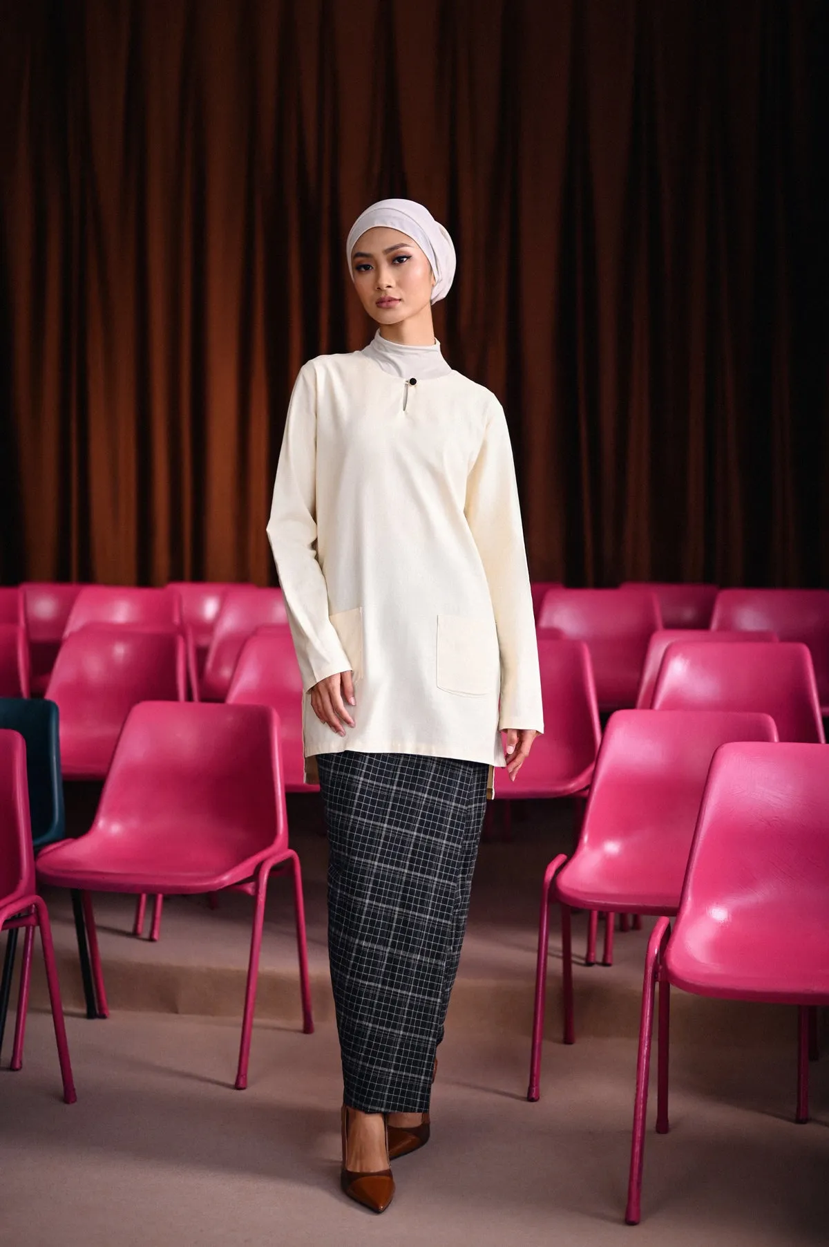 The Dulu Kita Women Kurti - Cream