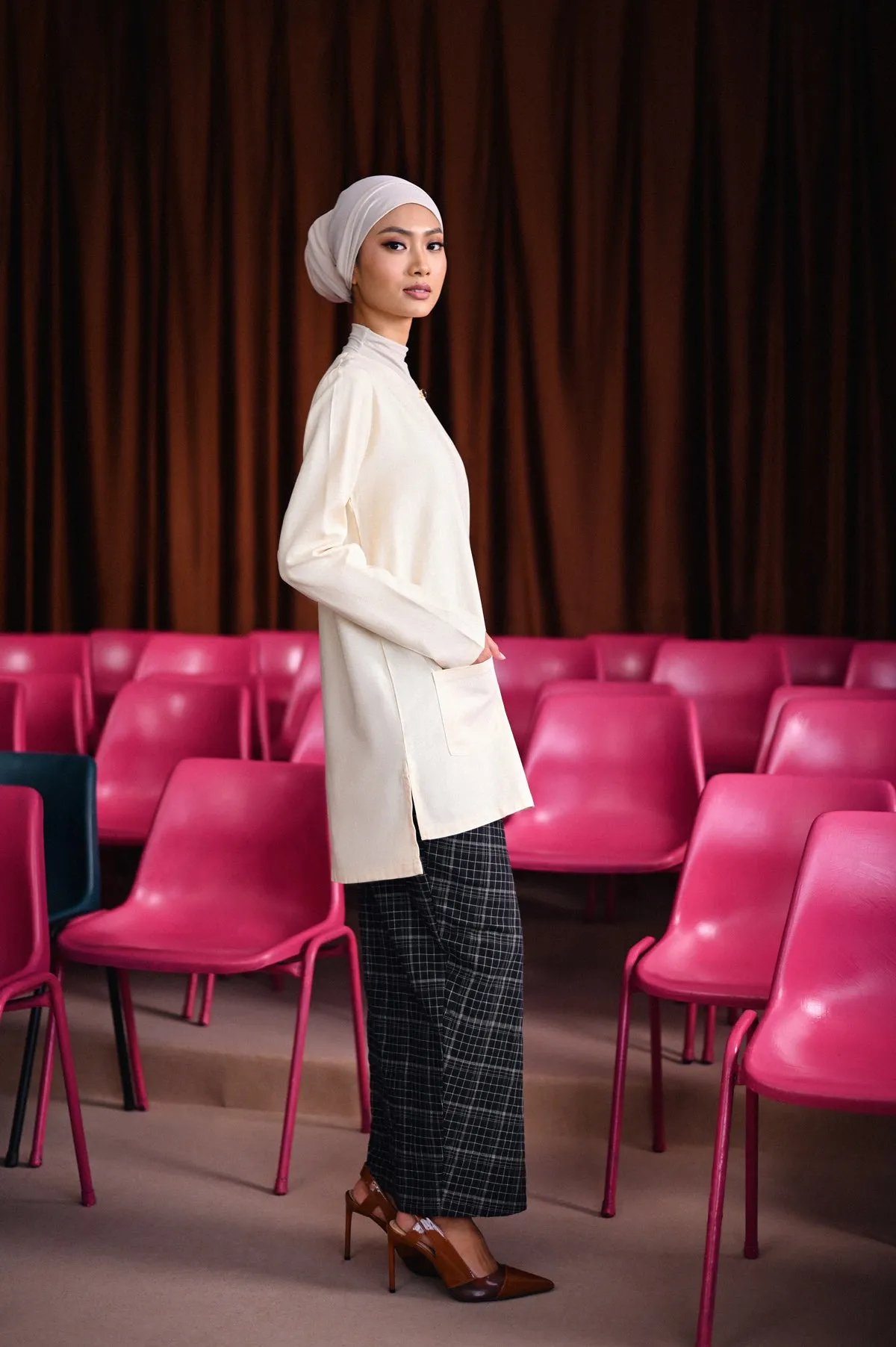 The Dulu Kita Women Kurti - Cream