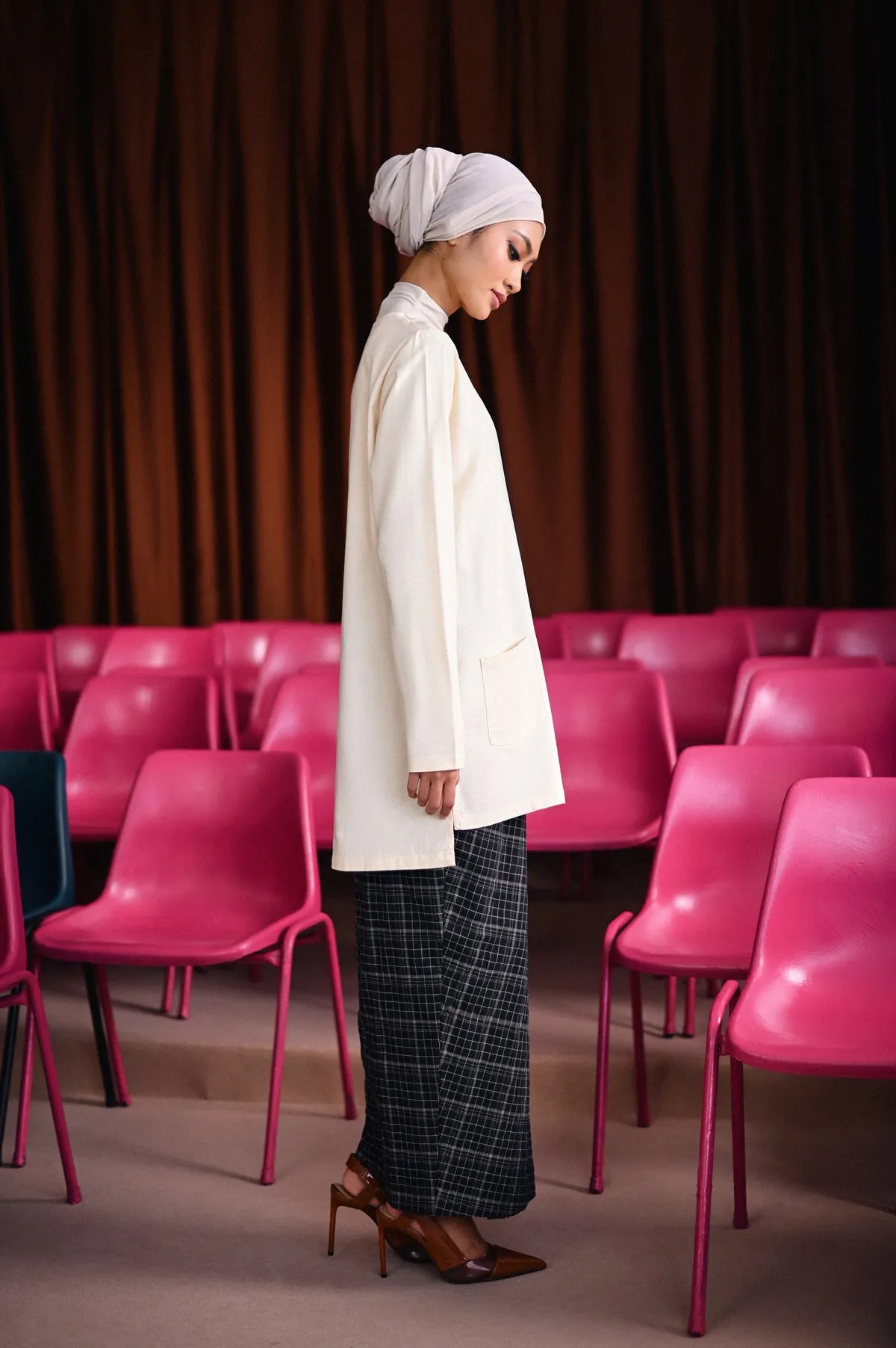 The Dulu Kita Women Kurti - Cream