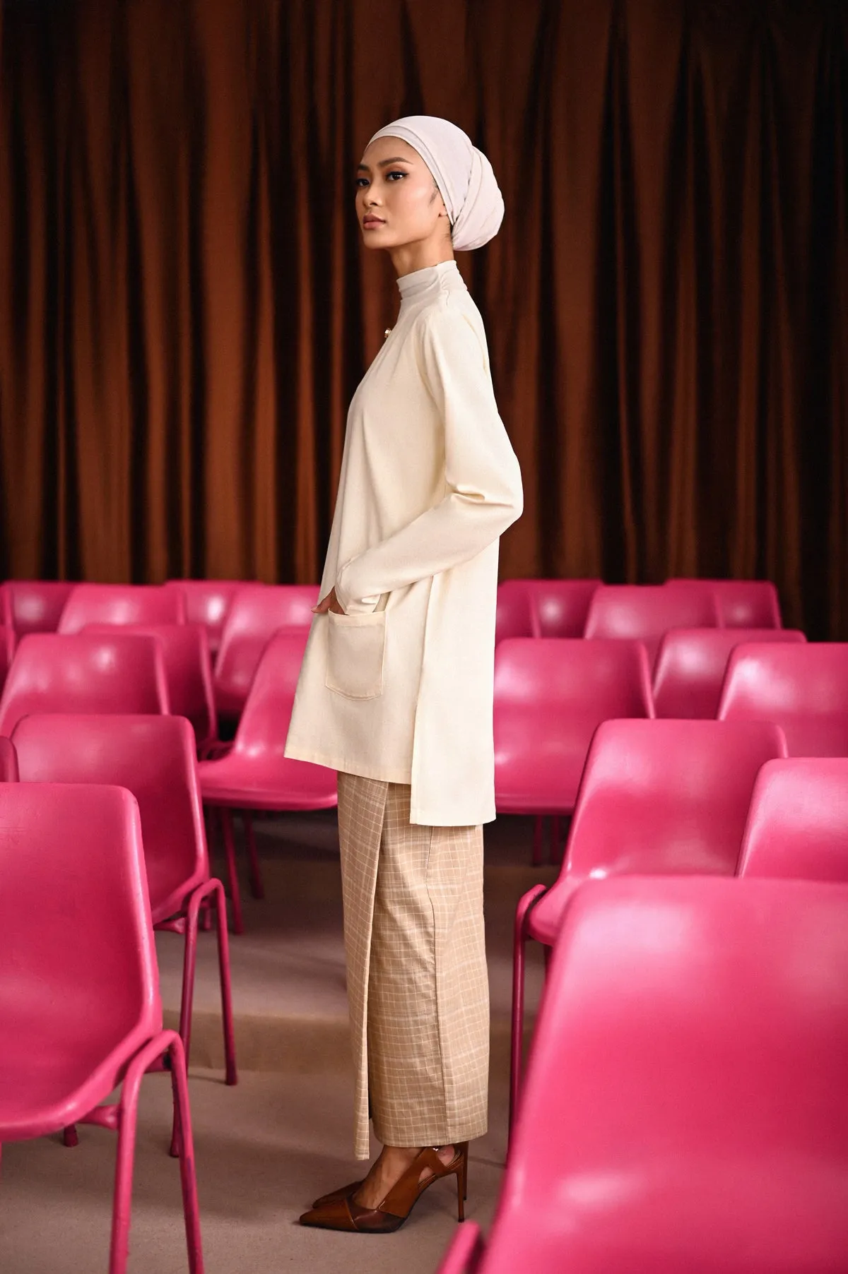 The Dulu Kita Women Kurti - Cream
