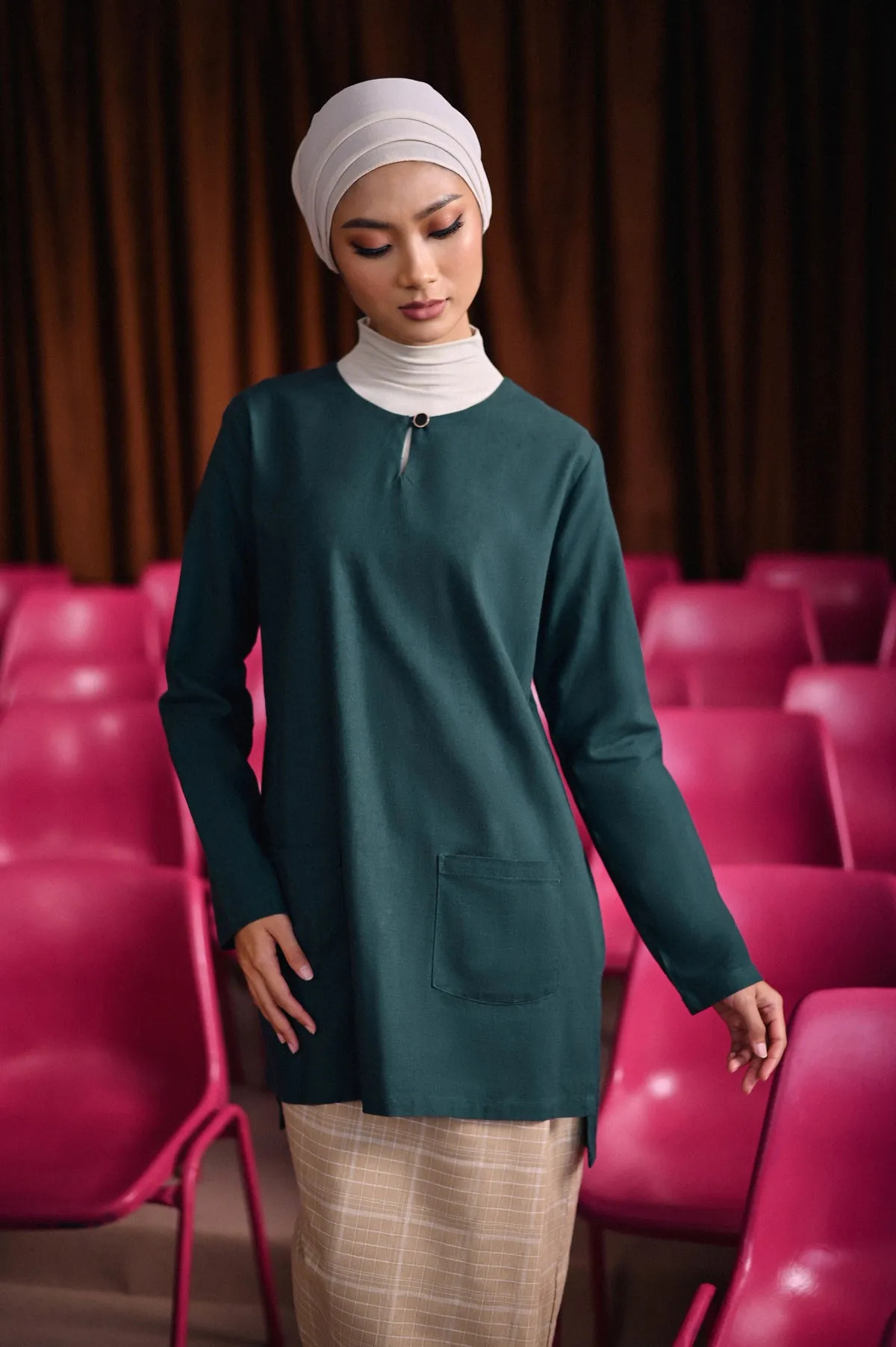 The Dulu Kita Women Kurti - Emerald Green