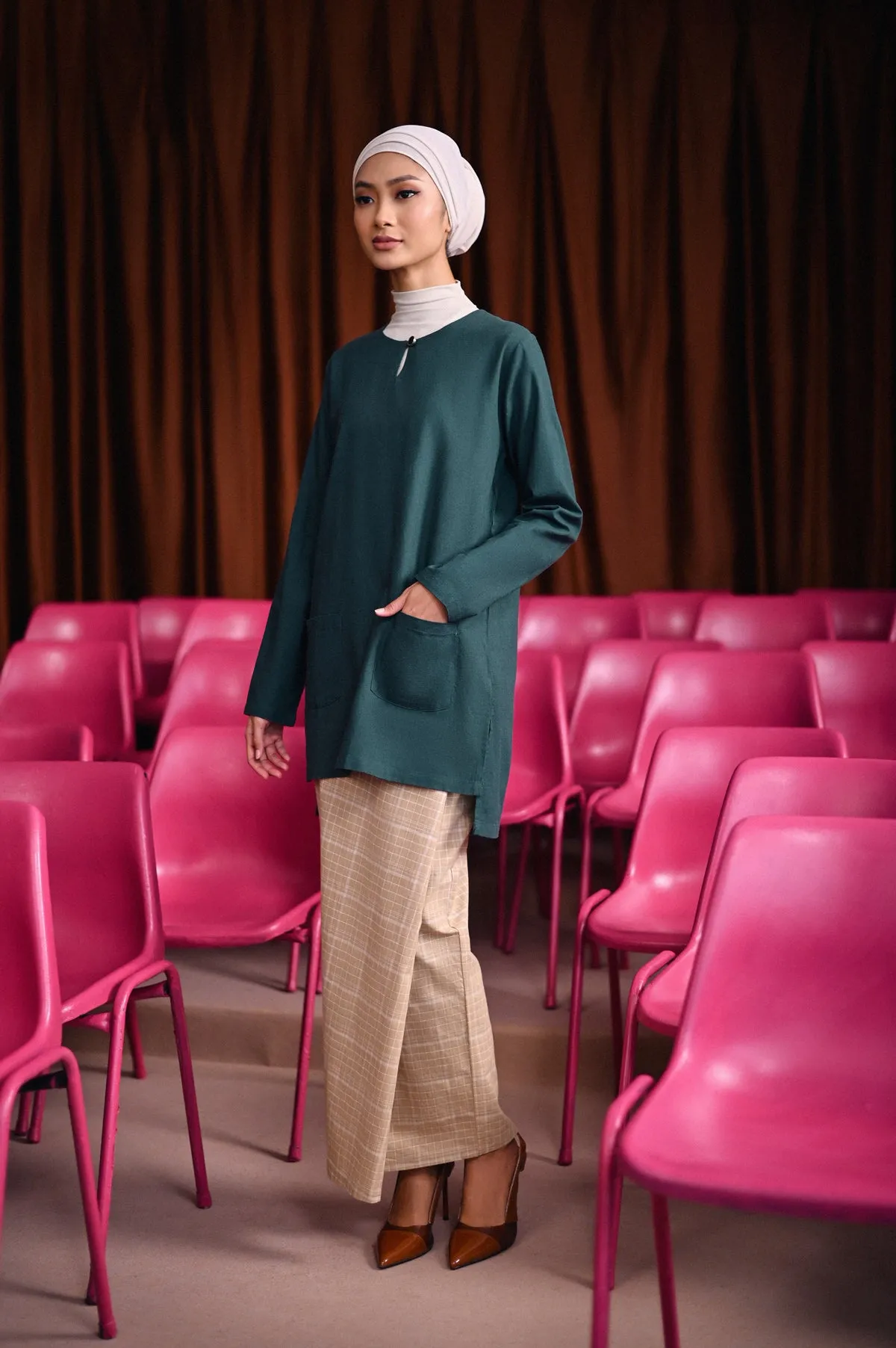 The Dulu Kita Women Kurti - Emerald Green
