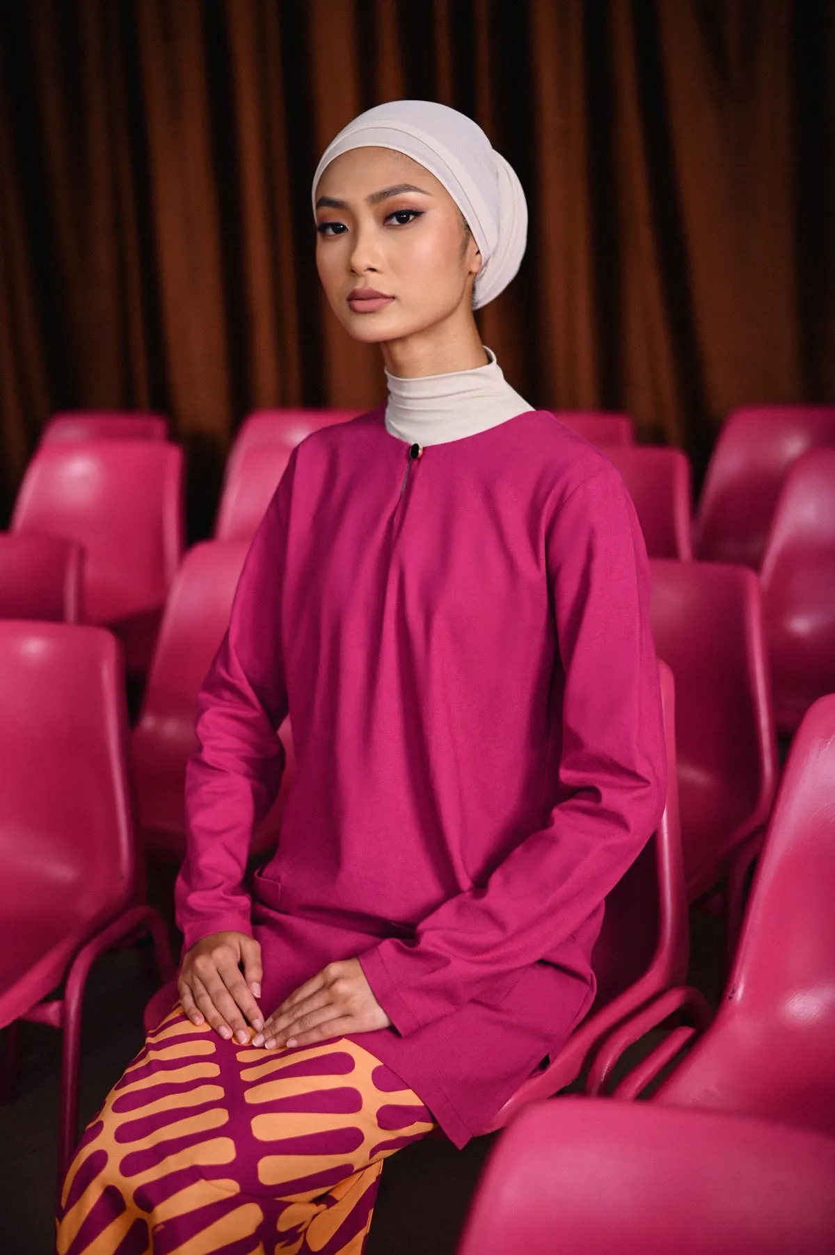The Dulu Kita Women Kurti - Fuchsia