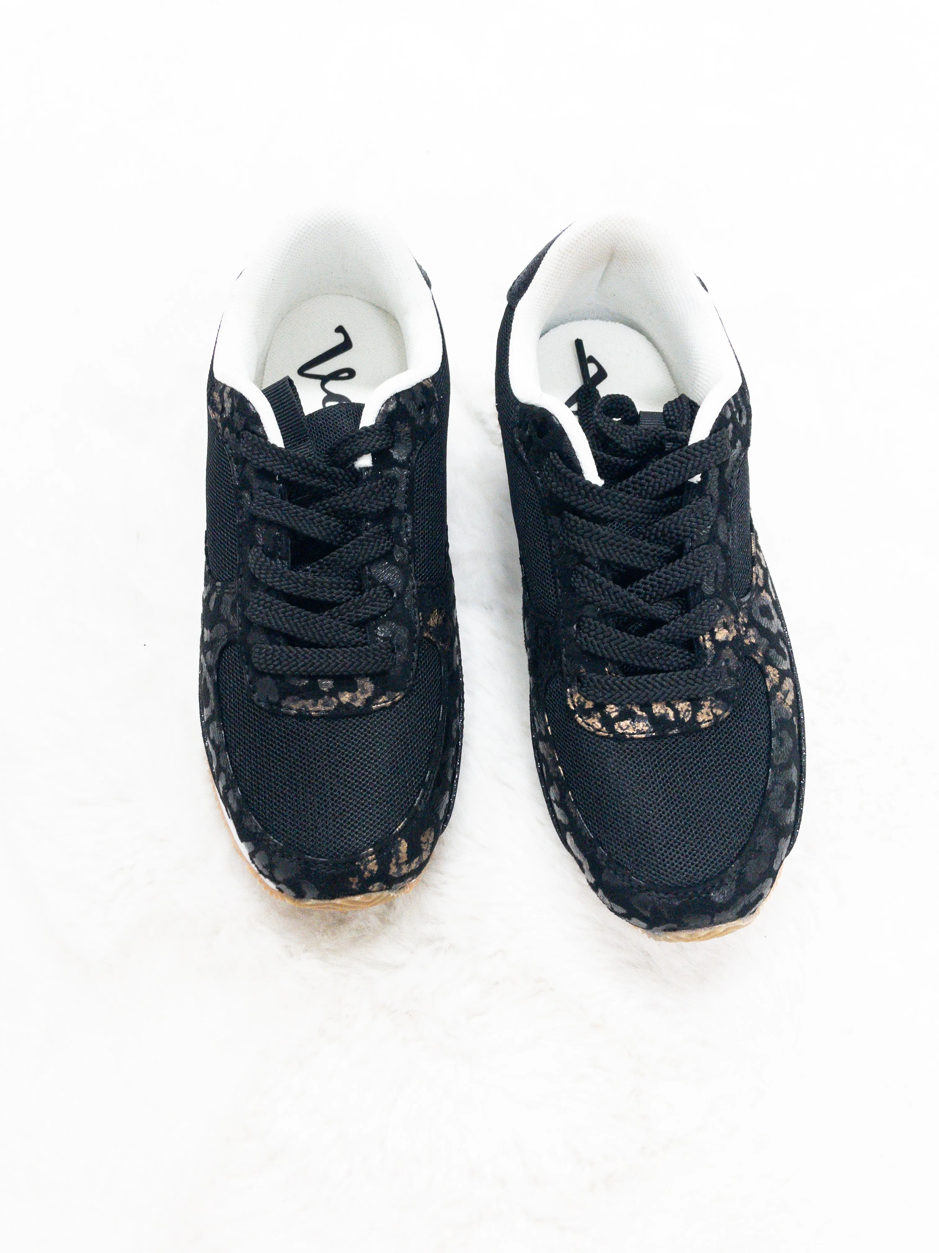 Wild For You Sneaker - Black Leopard